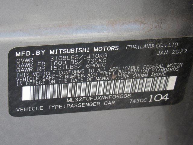 used 2022 Mitsubishi Mirage G4 car, priced at $10,987