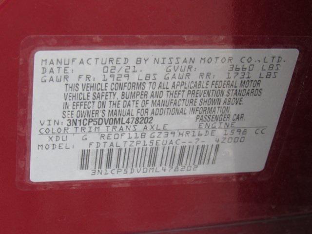 used 2021 Nissan Kicks car, priced at $13,795