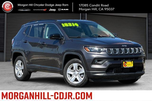 used 2022 Jeep Compass car, priced at $18,413