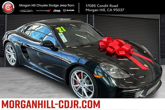 used 2021 Porsche 718 Cayman car, priced at $59,199