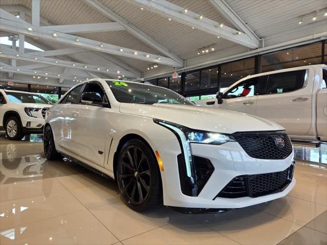 used 2024 Cadillac CT4-V car, priced at $63,595