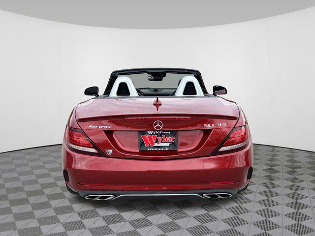 used 2017 Mercedes-Benz AMG SLC 43 car, priced at $35,389