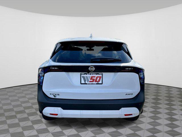 new 2025 Nissan Kicks car, priced at $25,355