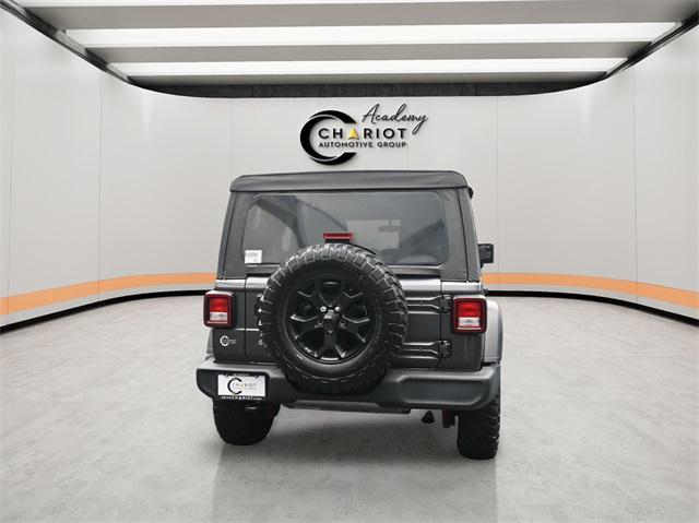 used 2021 Jeep Wrangler Unlimited car, priced at $32,544