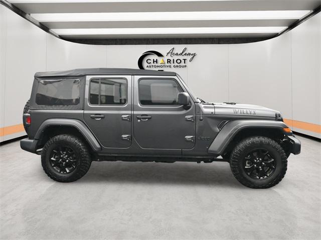 used 2021 Jeep Wrangler Unlimited car, priced at $32,544