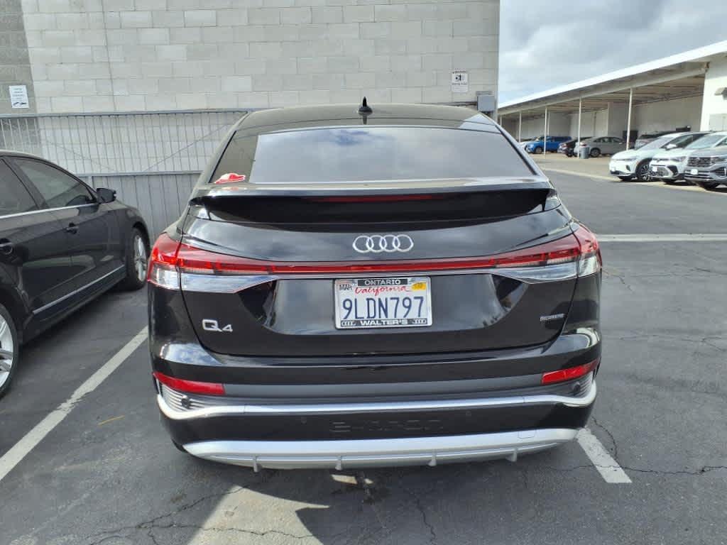 used 2024 Audi Q4 e-tron car, priced at $42,999