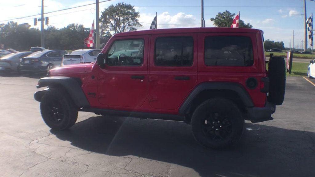 used 2021 Jeep Wrangler Unlimited car, priced at $23,995