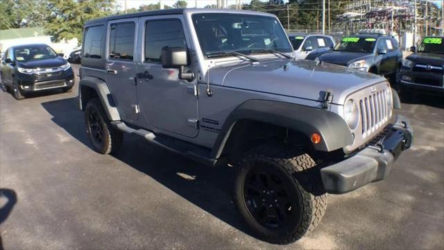 used 2016 Jeep Wrangler Unlimited car, priced at $18,995