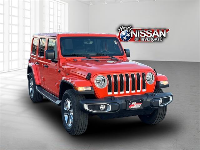used 2020 Jeep Wrangler Unlimited car, priced at $30,588