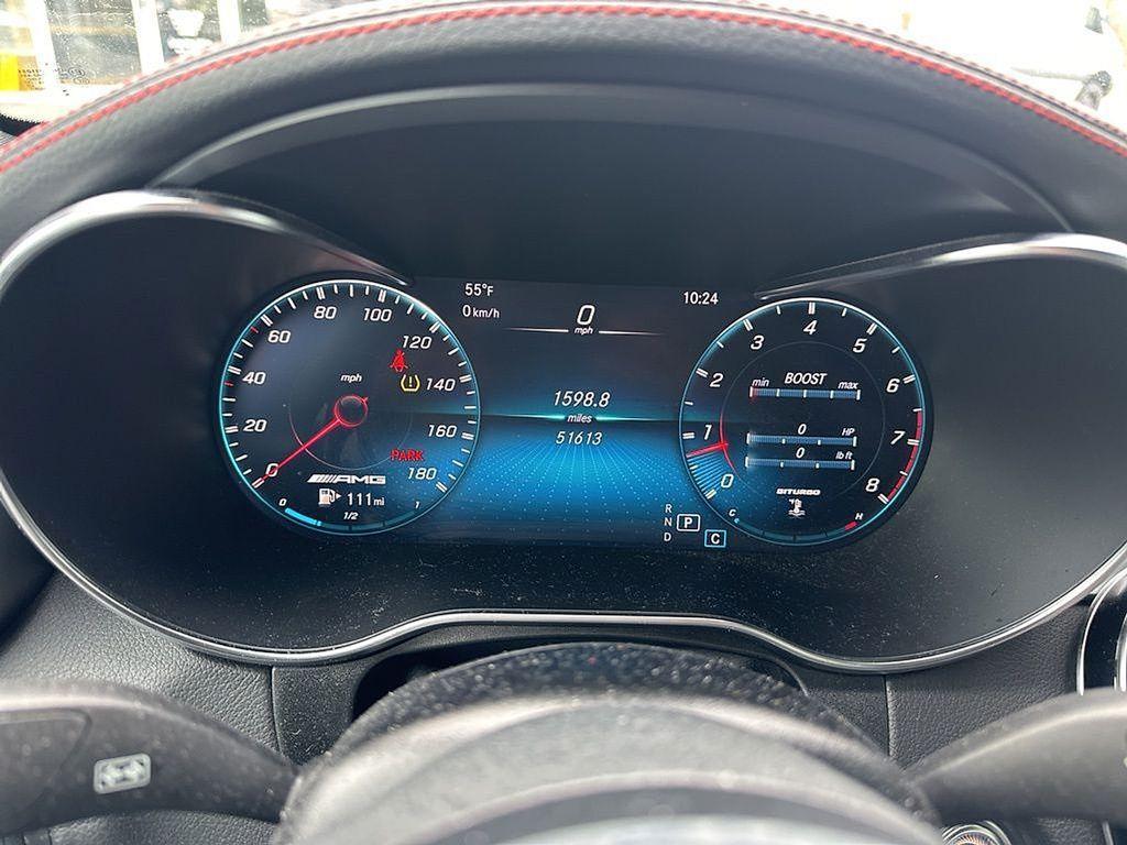 used 2022 Mercedes-Benz AMG GLC 43 car, priced at $41,987