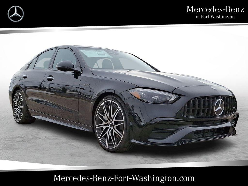 new 2025 Mercedes-Benz AMG C 43 car, priced at $75,950