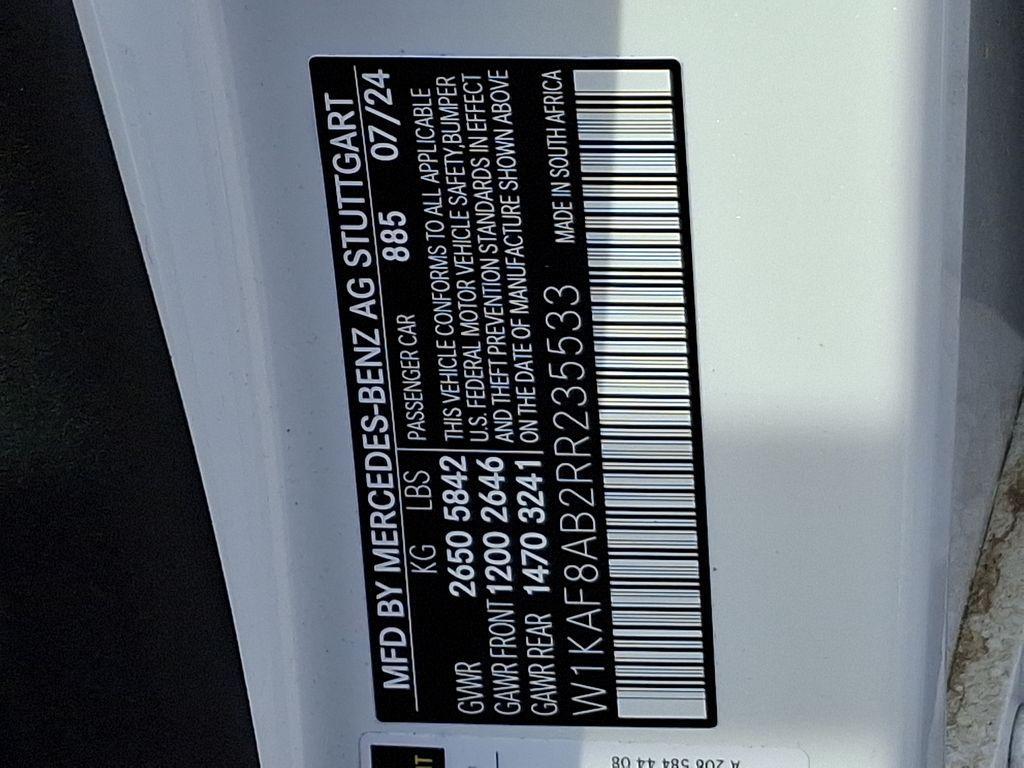 new 2024 Mercedes-Benz AMG C 63 car, priced at $94,305