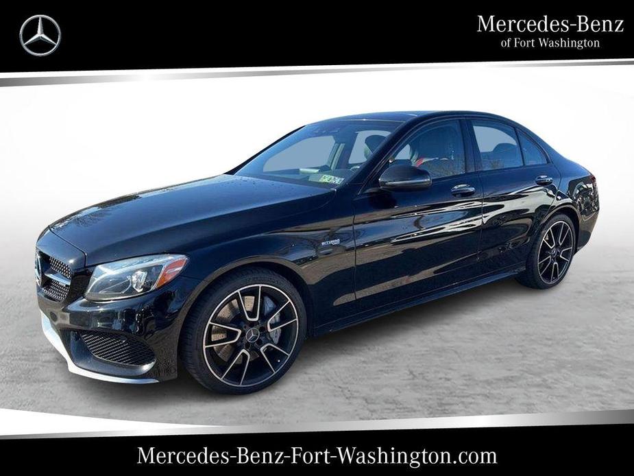 used 2018 Mercedes-Benz AMG C 43 car, priced at $28,854