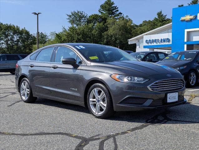 used 2018 Ford Fusion Hybrid car, priced at $16,499