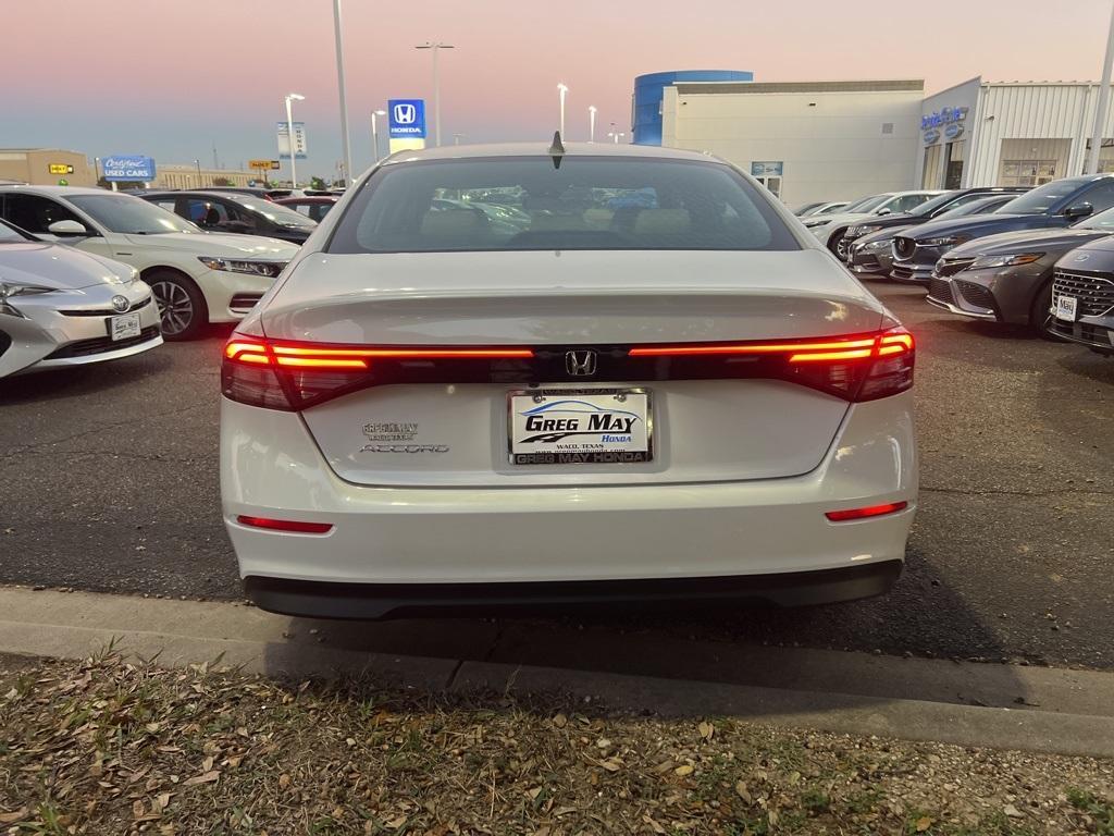 new 2025 Honda Accord car, priced at $29,945