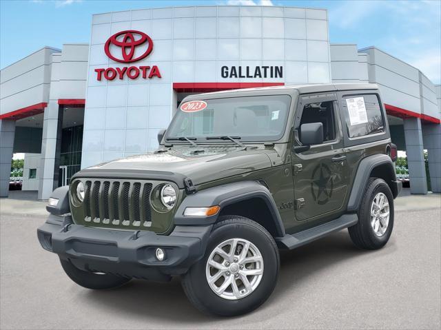 used 2023 Jeep Wrangler car, priced at $34,644