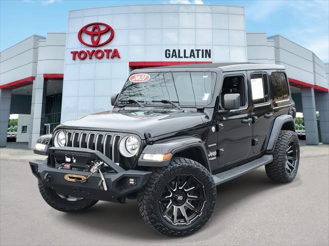 used 2021 Jeep Wrangler Unlimited car, priced at $31,633