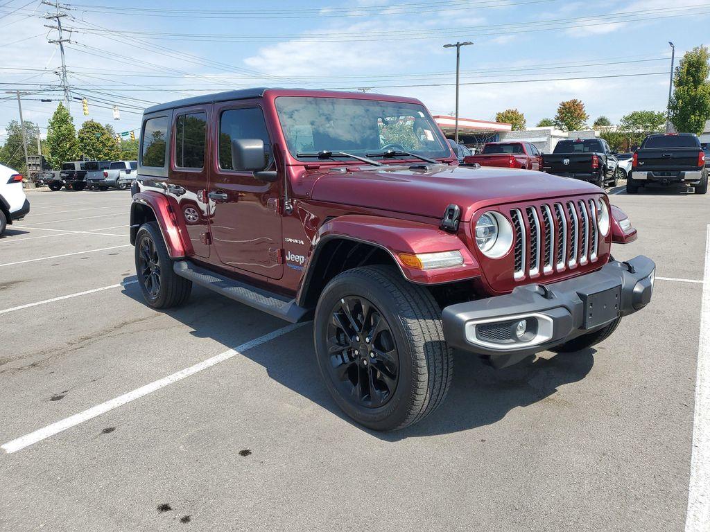 used 2021 Jeep Wrangler Unlimited 4xe car, priced at $31,375