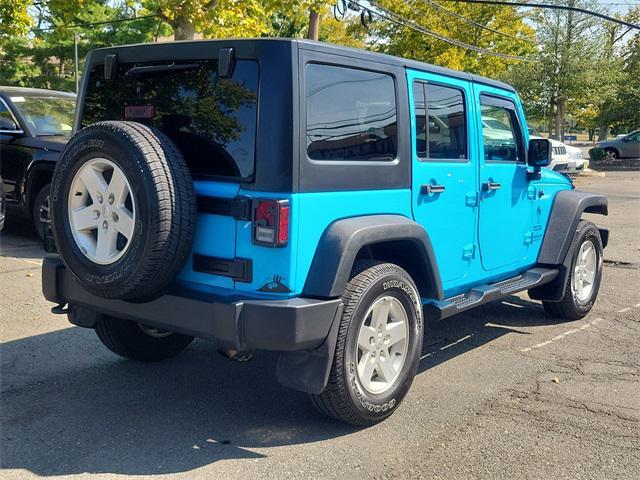 used 2017 Jeep Wrangler Unlimited car, priced at $18,258