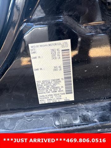 used 2022 Nissan Altima car, priced at $18,482