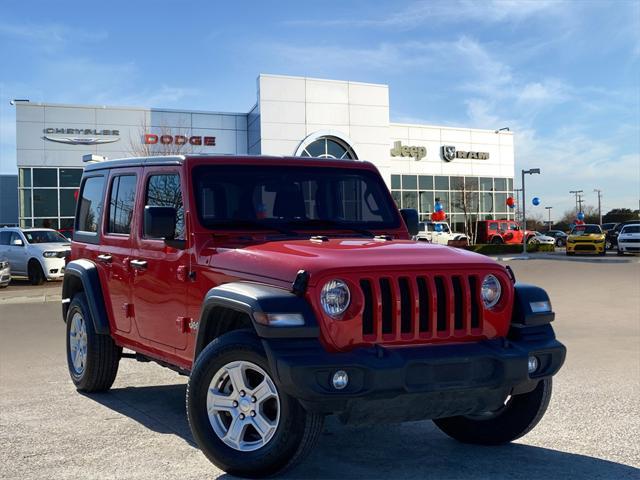 used 2021 Jeep Wrangler Unlimited car, priced at $26,077