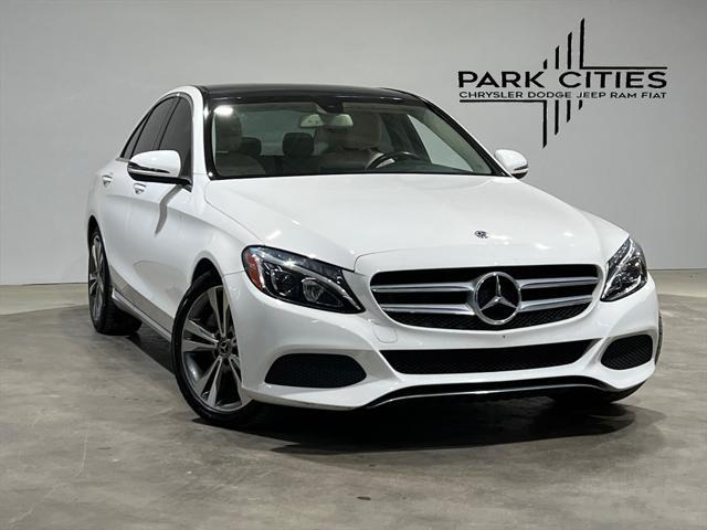 used 2018 Mercedes-Benz C-Class car, priced at $20,490