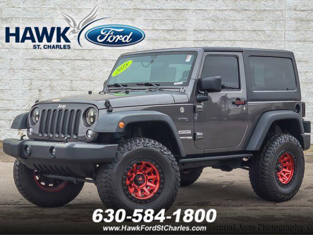 used 2018 Jeep Wrangler JK car, priced at $23,660