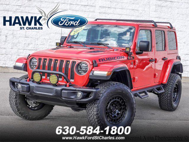 used 2018 Jeep Wrangler Unlimited car, priced at $33,551