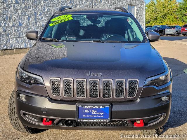 used 2021 Jeep Cherokee car, priced at $24,700