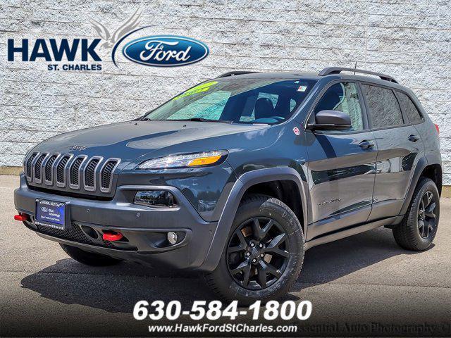 used 2017 Jeep Cherokee car, priced at $19,500