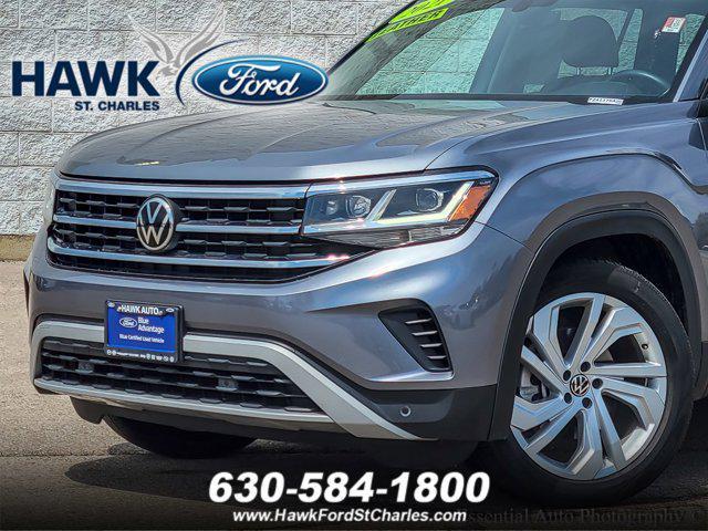 used 2021 Volkswagen Atlas car, priced at $23,880
