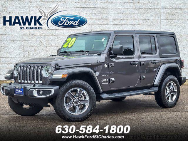 used 2020 Jeep Wrangler Unlimited car, priced at $32,550