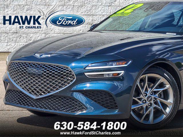 used 2022 Genesis G70 car, priced at $27,700