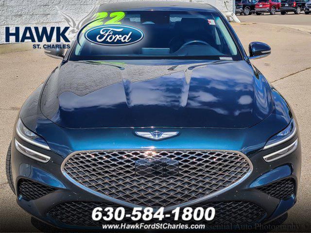 used 2022 Genesis G70 car, priced at $27,700