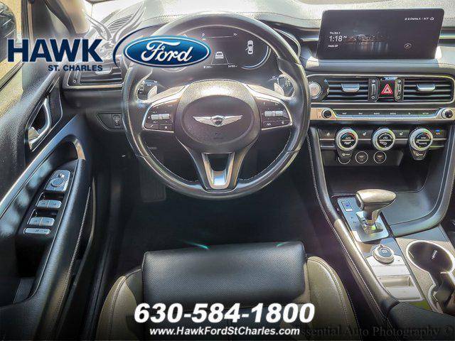 used 2022 Genesis G70 car, priced at $27,700