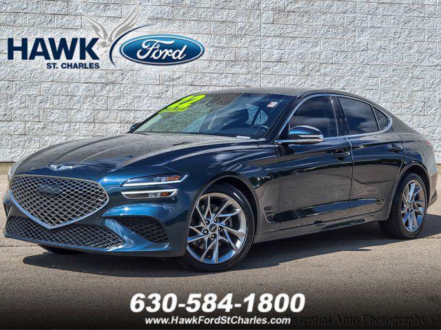 used 2022 Genesis G70 car, priced at $27,550