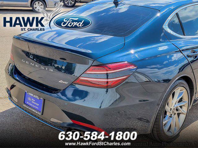 used 2022 Genesis G70 car, priced at $27,700