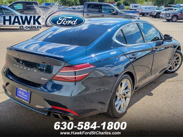 used 2022 Genesis G70 car, priced at $27,700