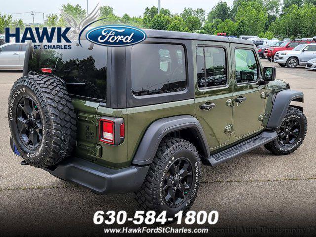 used 2021 Jeep Wrangler car, priced at $32,330