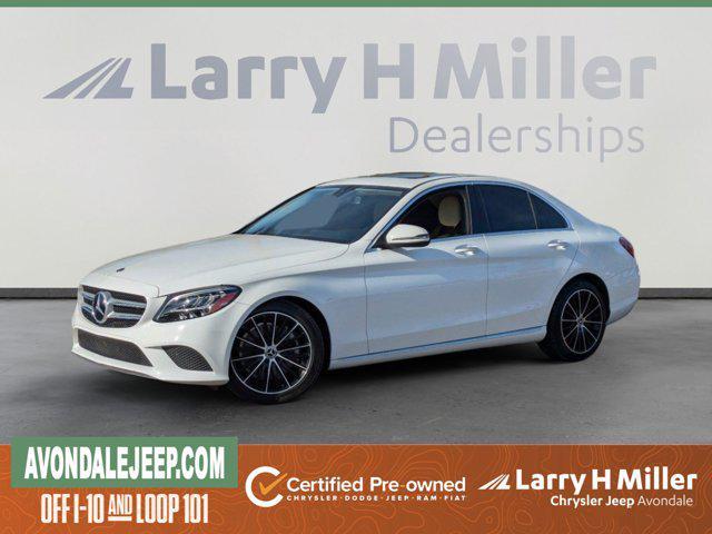 used 2021 Mercedes-Benz C-Class car, priced at $27,977