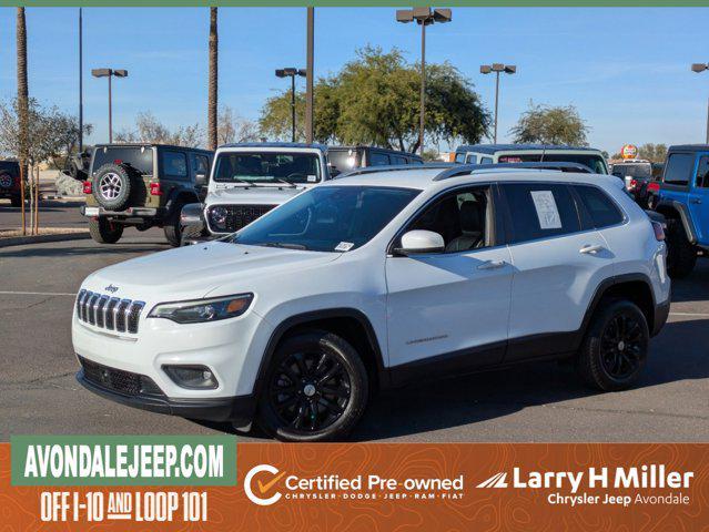 used 2021 Jeep Cherokee car, priced at $15,377