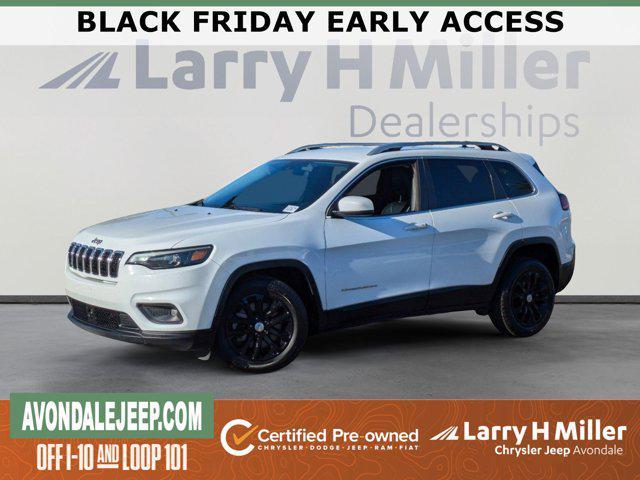 used 2021 Jeep Cherokee car, priced at $16,377