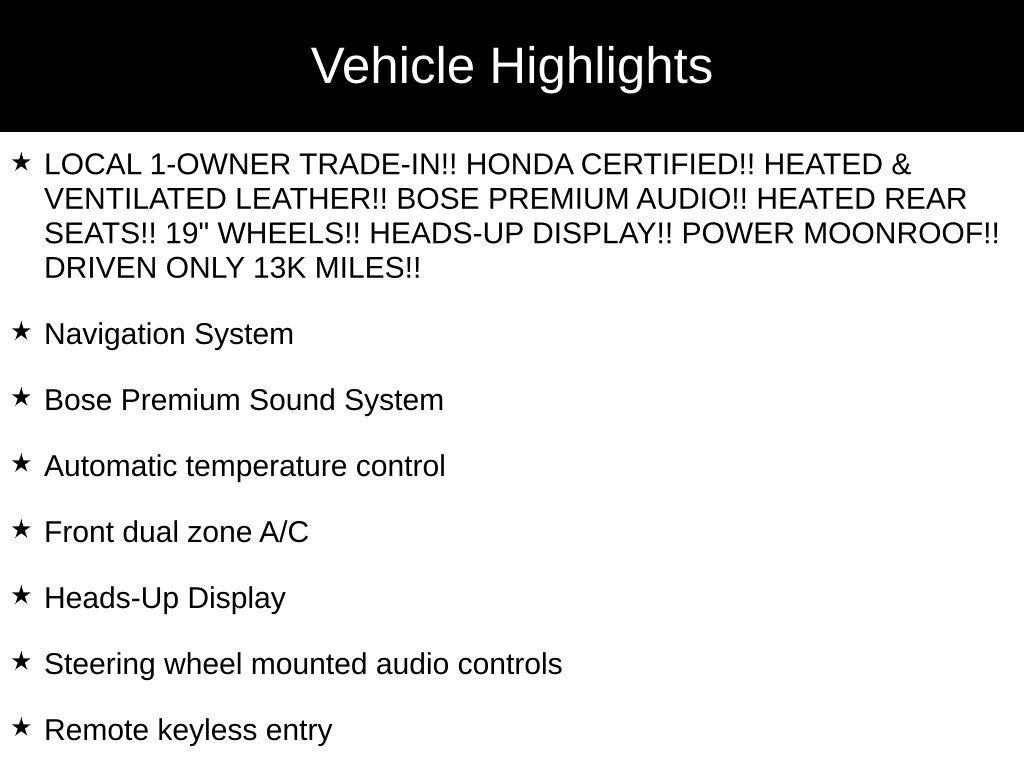 used 2024 Honda Accord Hybrid car, priced at $33,806
