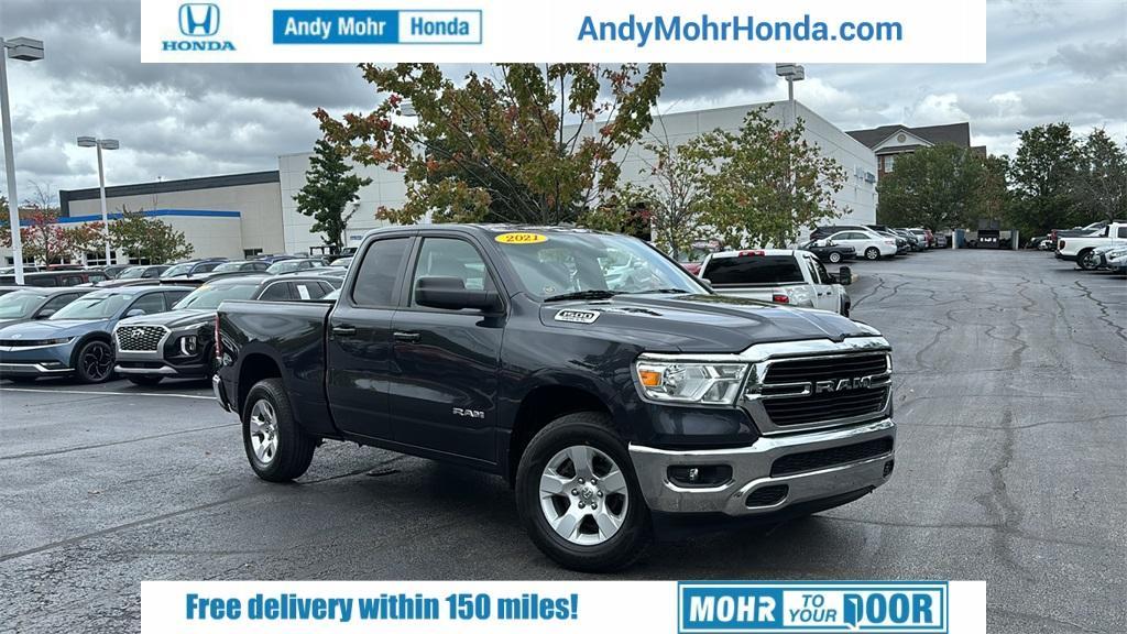 used 2021 Ram 1500 car, priced at $34,452