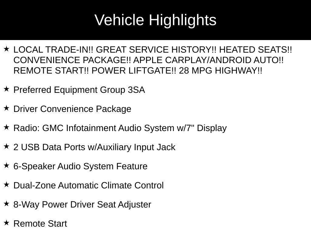 used 2018 GMC Terrain car, priced at $14,890