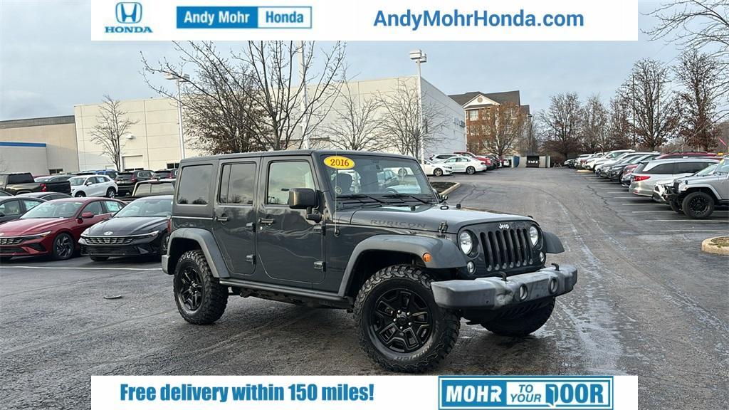 used 2016 Jeep Wrangler Unlimited car, priced at $22,894