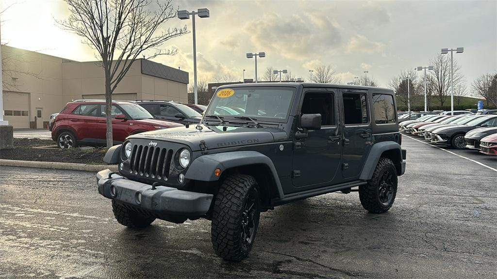 used 2016 Jeep Wrangler Unlimited car, priced at $22,556