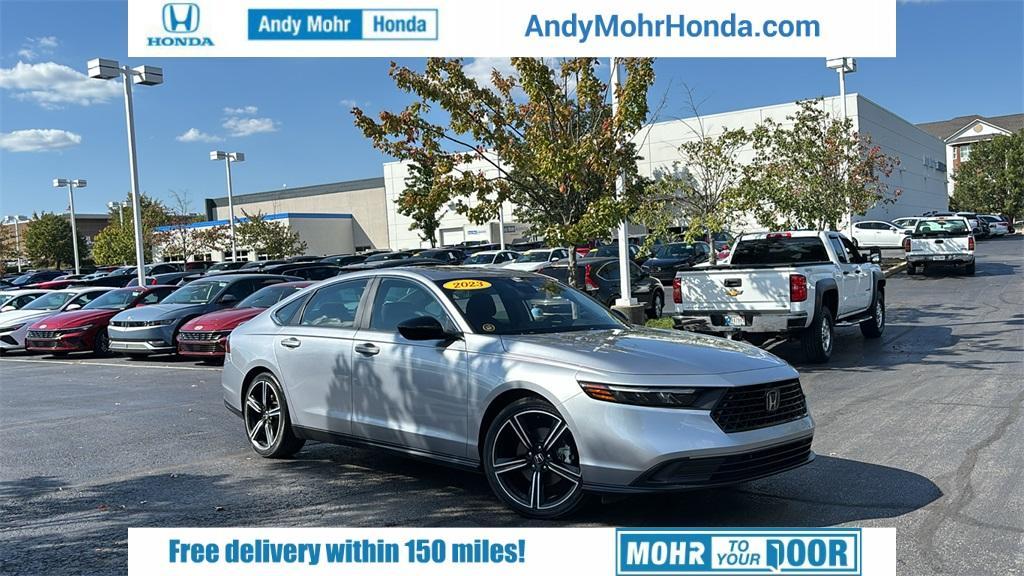 used 2023 Honda Accord Hybrid car, priced at $25,806