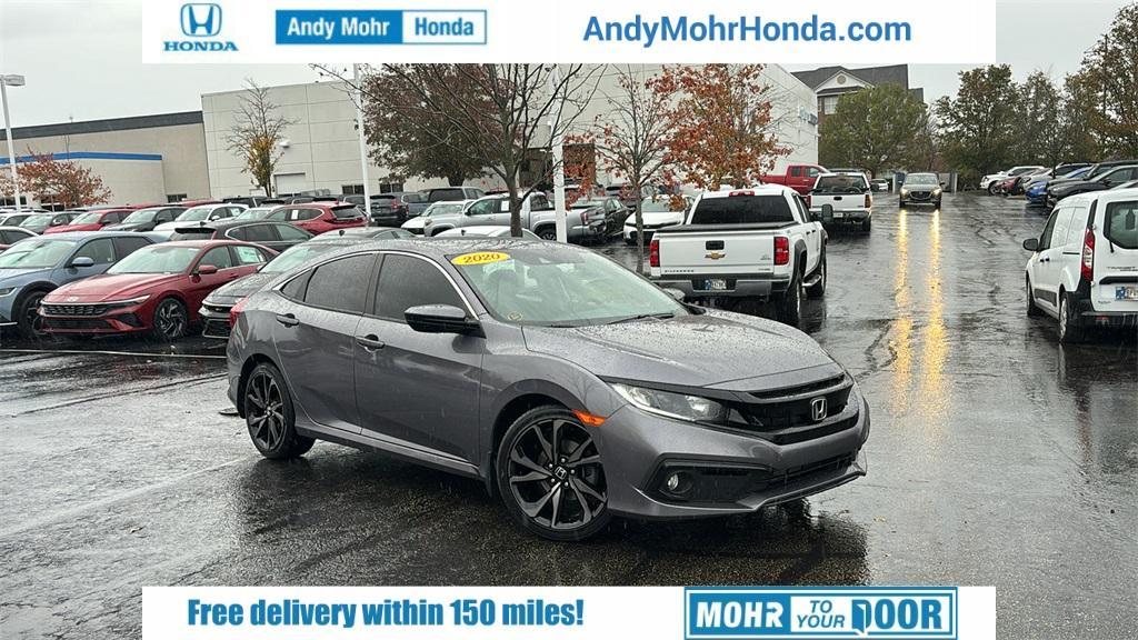 used 2020 Honda Civic car, priced at $21,501