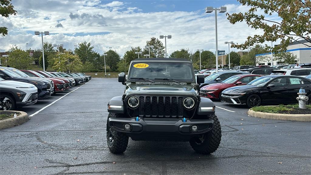 used 2023 Jeep Wrangler 4xe car, priced at $35,249